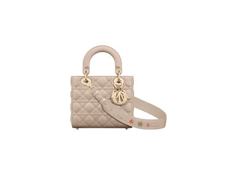 My Dior Daily Chain Pouch Powder Beige Cannage Lambskin